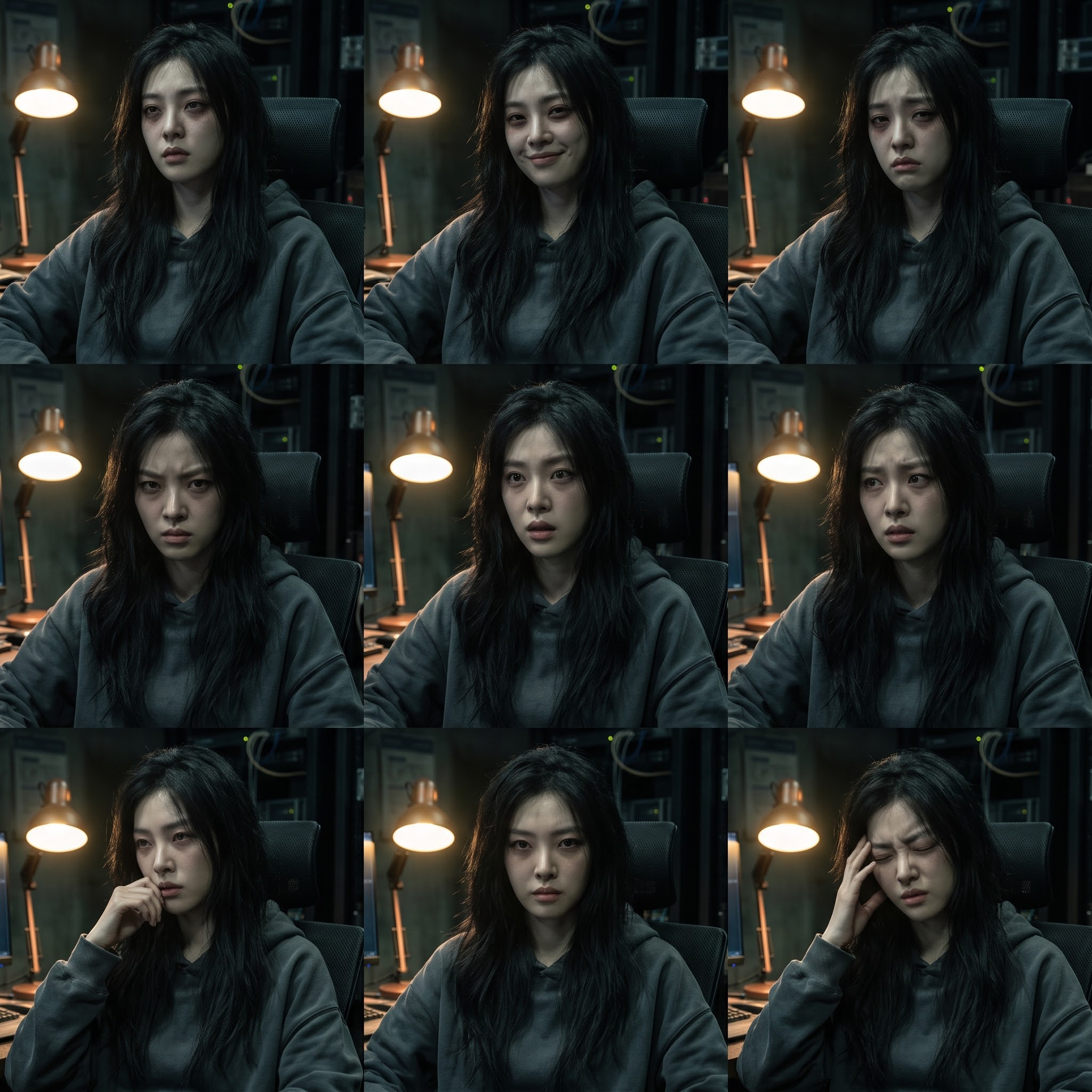 小女警九宫格表情